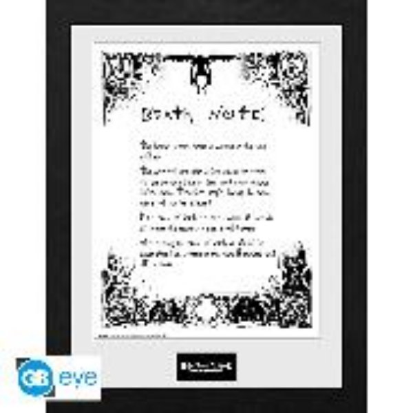 Bild von DEATH NOTE - Framed print "Death Note"