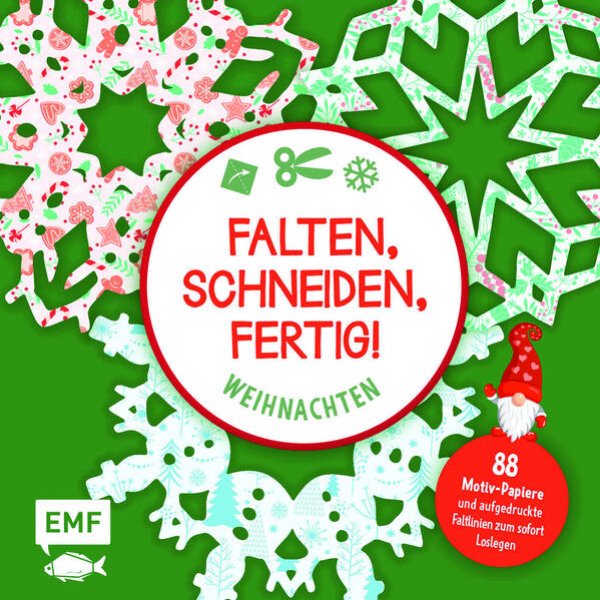 Bild zu Bastelblock: Falten, Schneiden, fertig! Weihnachten