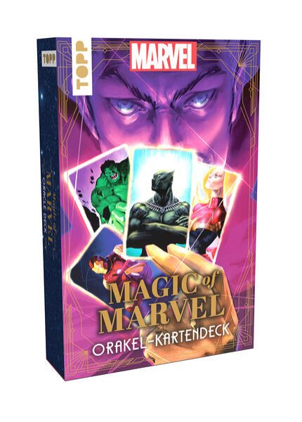 Bild zu Magic of MARVEL Orakel-Kartendeck. Ein Blick in die Zukunft mit den Original MARVEL-Superhelden wie Spider-Man, Deadpool oder Wolverine