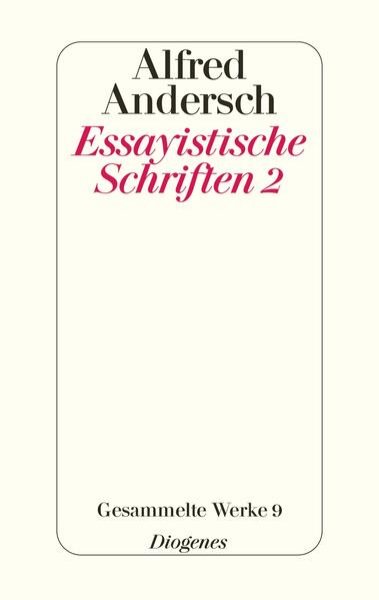 Bild zu Bd. 9/2: Essayistische Schriften 2 - Gesammelte Werke