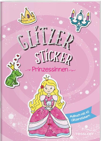 Bild zu Glitzer Sticker Malbuch. Prinzessinnen