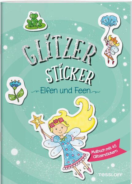 Bild zu Glitzer Sticker Malbuch. Elfen und Feen