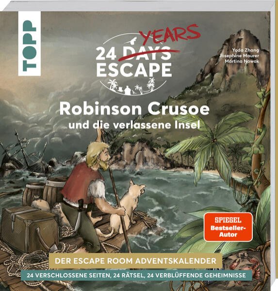 Bild zu 24 DAYS ESCAPE - Der Escape Room Adventskalender: Daniel Defoes Robinson Crusoe und die verlassene Insel