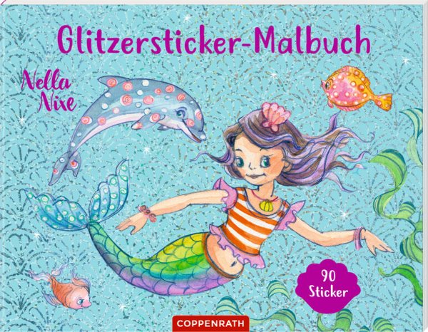 Bild zu Nella Nixe - Glitzersticker-Malbuch