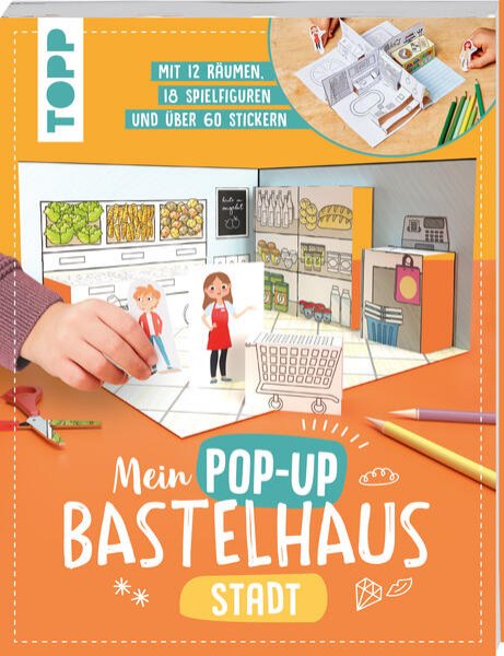 Bild zu Mein Pop-up Bastelhaus-Stadt