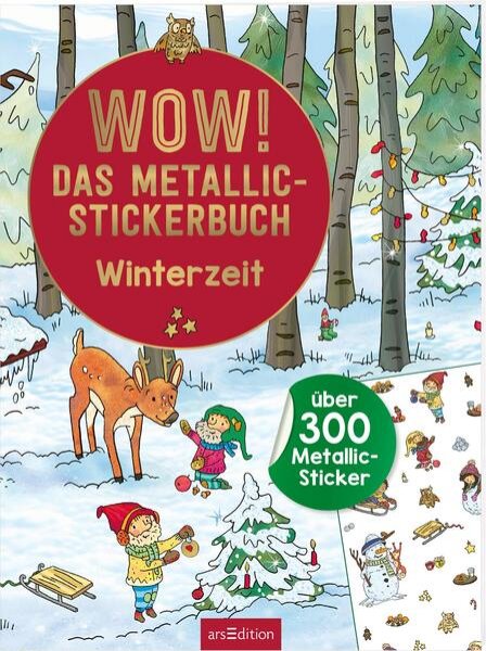 Bild zu WOW! Das Metallic-Stickerbuch - Winterzeit