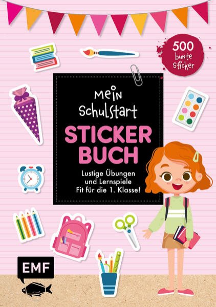 Bild zu Mein Schulstart Stickerbuch (rosa)