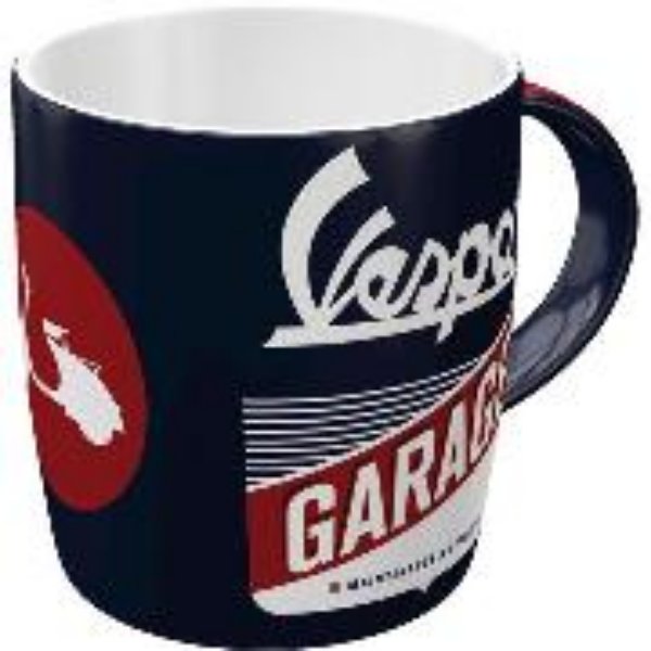 Bild von Tasse. Vespa / Garage