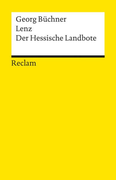 Bild zu Lenz · Der Hessische Landbote. Textausgabe mit editorischer Notiz und Nachwort