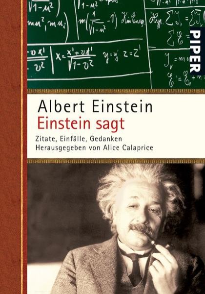 Bild zu Einstein sagt