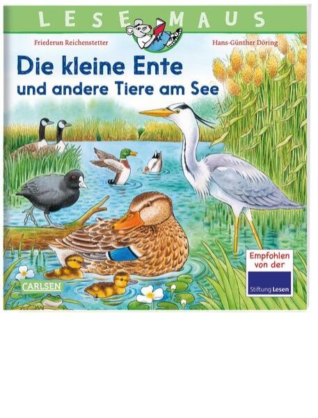 Bild zu LESEMAUS 177: Die kleine Ente und andere Tiere am See