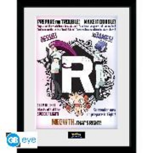 Bild von POKEMON - Framed print "Team Rocket"