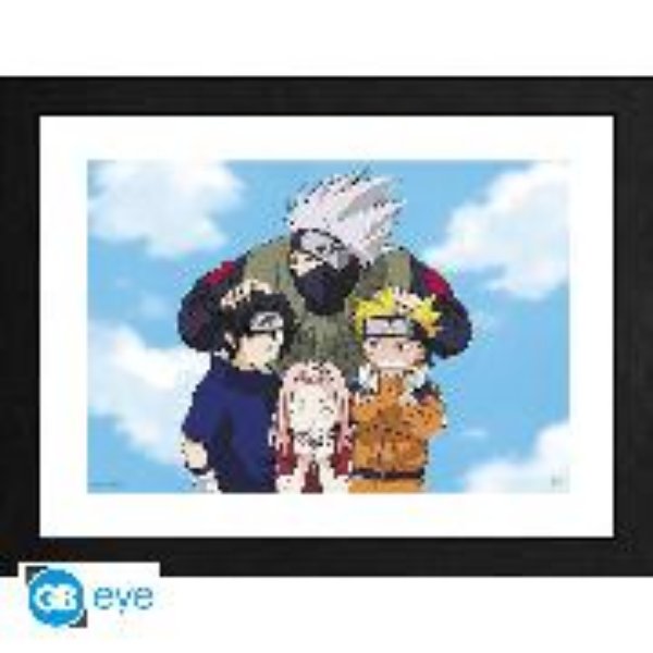 Bild von NARUTO - Framed print "Photo Team 7"