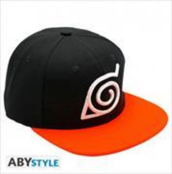 Bild von NARUTO SHIPPUDEN - Snapback Cap - Black & Orange - Konoha