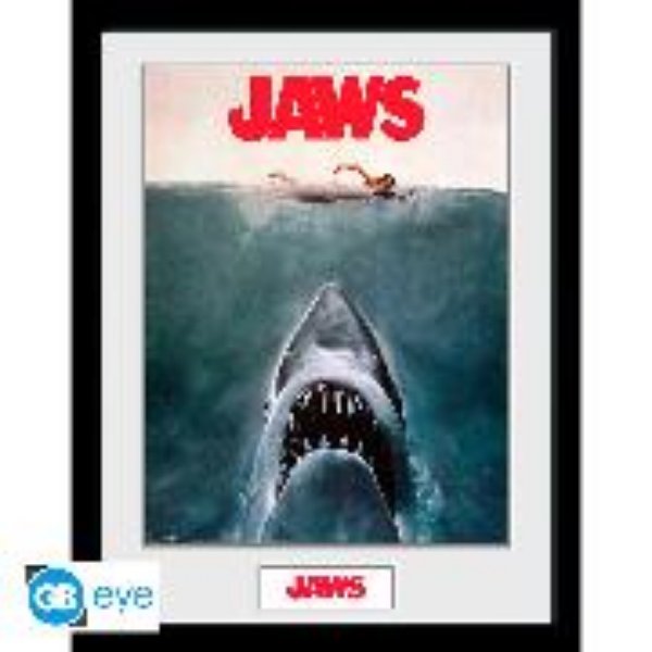 Bild von Jaws - Framed print "Key Art"