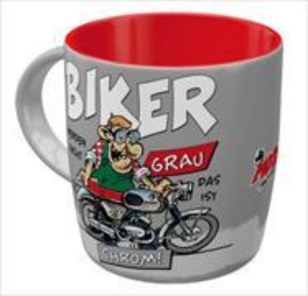 Bild von Tasse. MOTOmania / Biker Chrom