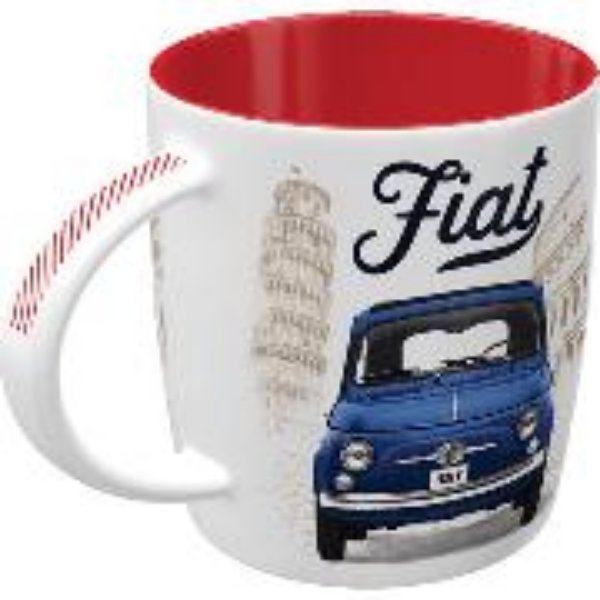 Bild von Tasse. Fiat / Good things are ahead of you