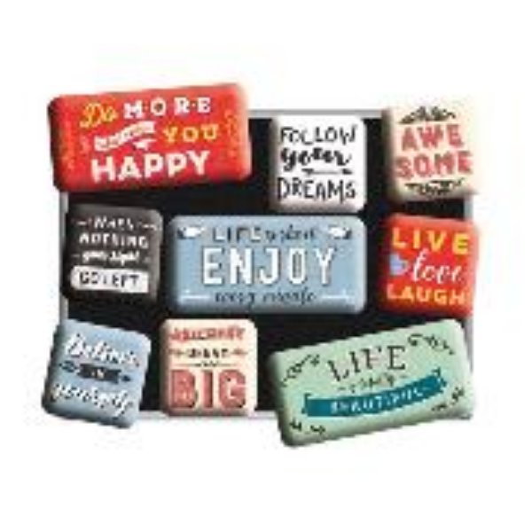 Bild von Magnet Set. Word Up / Enjoy Life