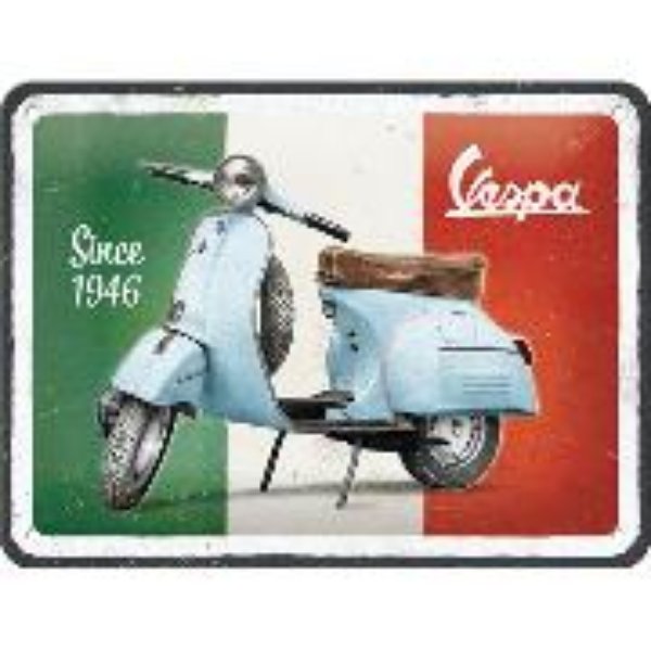 Bild von Blechschild. Vespa / Since 1946