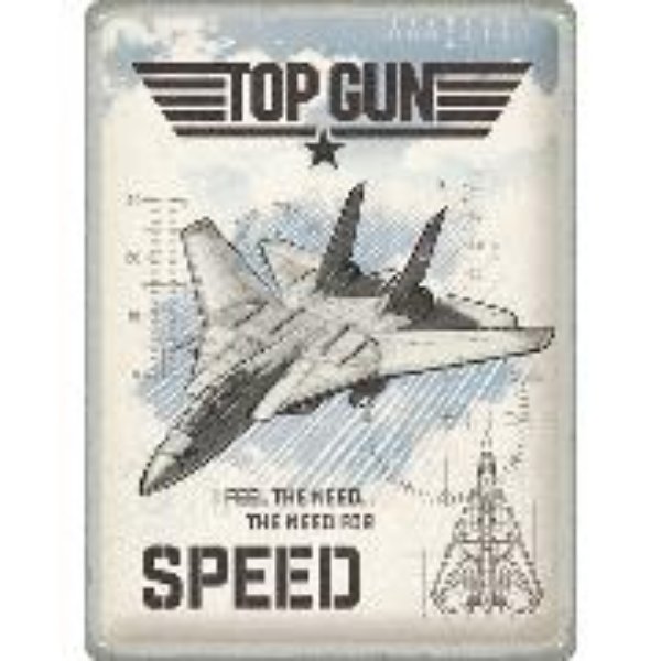 Bild von Blechschild. Paramount / Top Gun - Jet