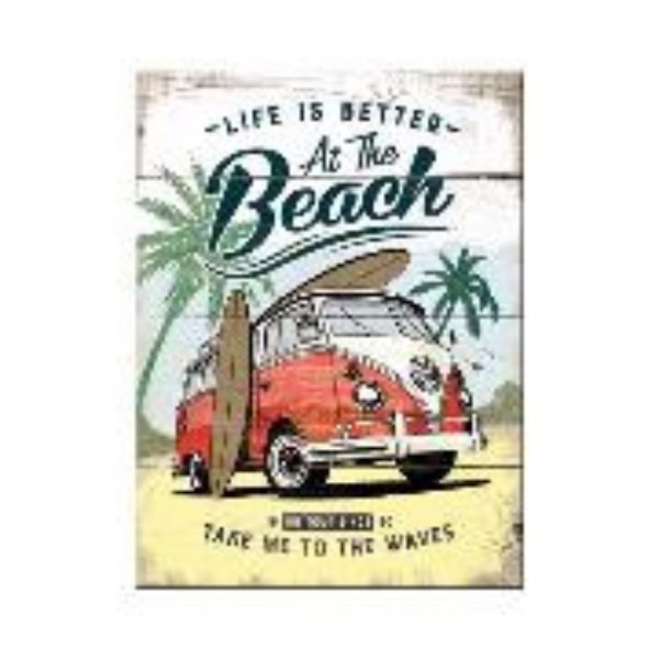 Bild von Magnet. VW Bulli - Beach, Volkswagen