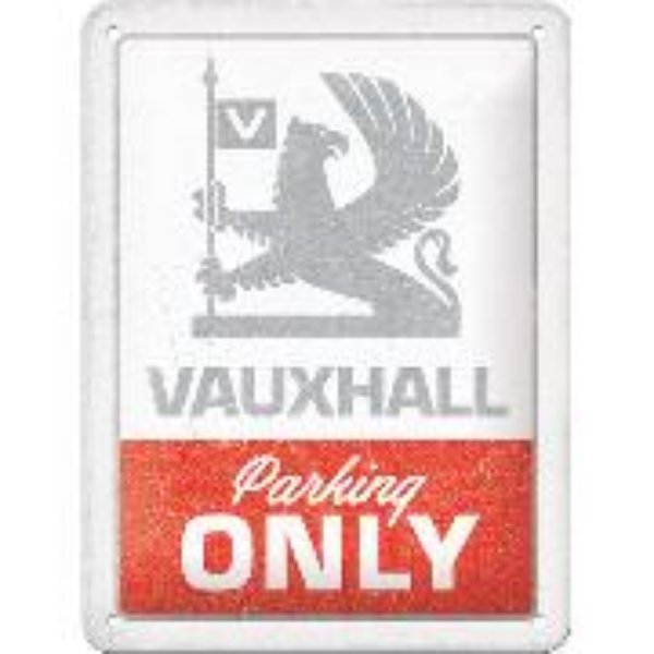 Bild von Blechschild. Opel / Vauxhall - Parking Only