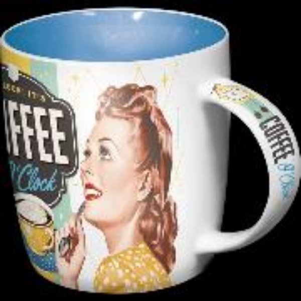 Bild von Tasse. Say it 50's / Coffee o'clock