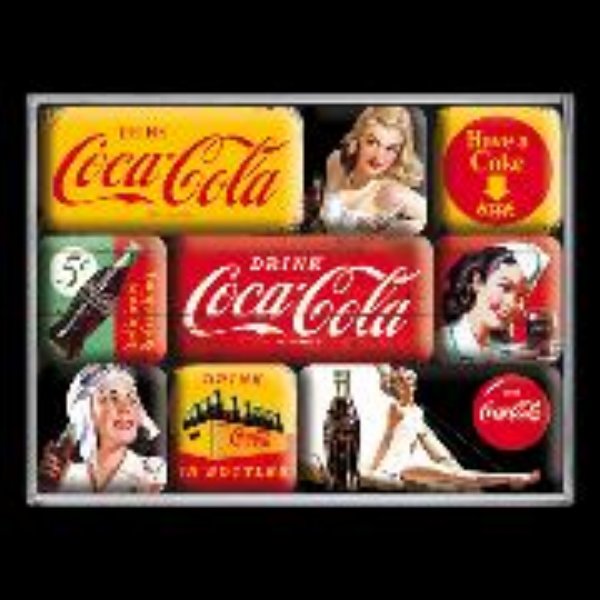 Bild von Magnet Set. Coca-Cola - YellowMix