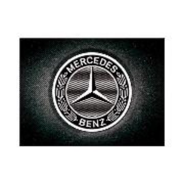 Bild von Magnet. Mercedes-Benz - Logo Black