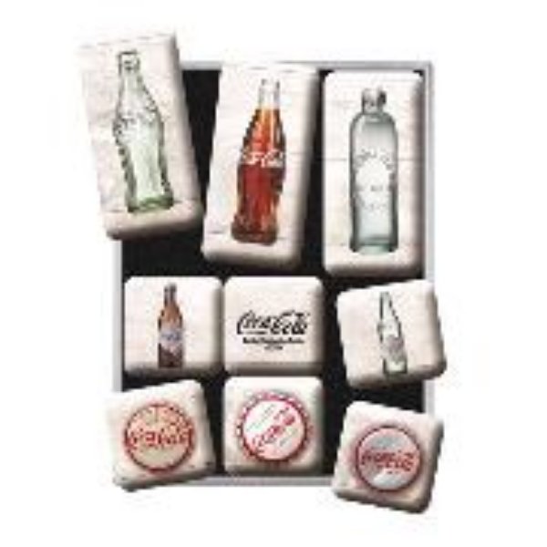 Bild von Magnet Set. Coca-Cola / BottleTimeline