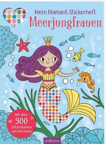 Bild zu Mein Diamant-Stickerheft - Meerjungfrauen