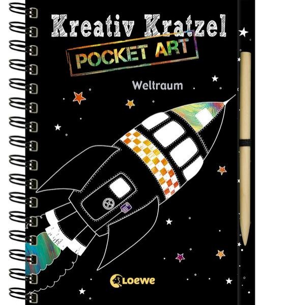 Bild zu Kreativ-Kratzel Pocket Art: Weltraum