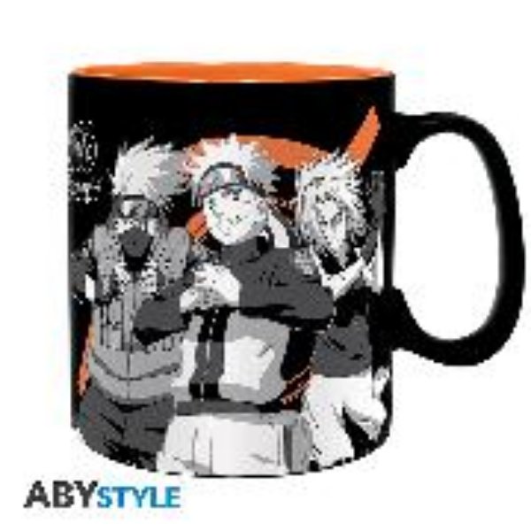 Bild von NARUTO SHIPPUDEN - Mug - Group black & white - with box