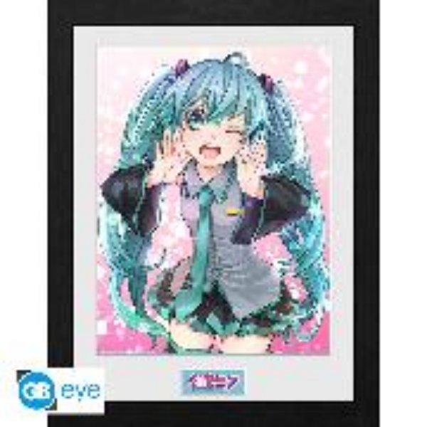 Bild von HATSUNE MIKU - Framed print "Wink"