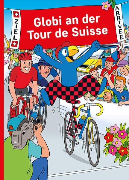 Bild von Globi an der Tour de Suisse