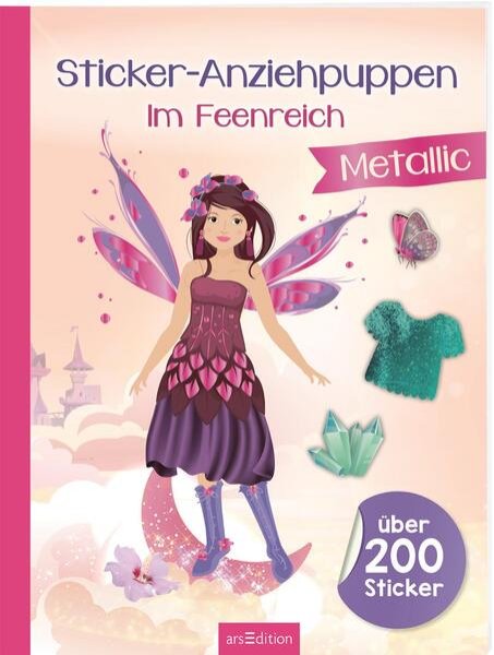 Bild zu Sticker-Anziehpuppen Metallic - Im Feenreich