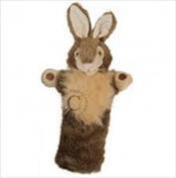 Bild von Handpuppe Hase Wild braun 40 cm