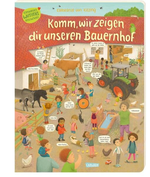 Bild zu Komm, wir zeigen dir unseren Bauernhof (Constanze von Kitzings Wimmelgeschichten 3)