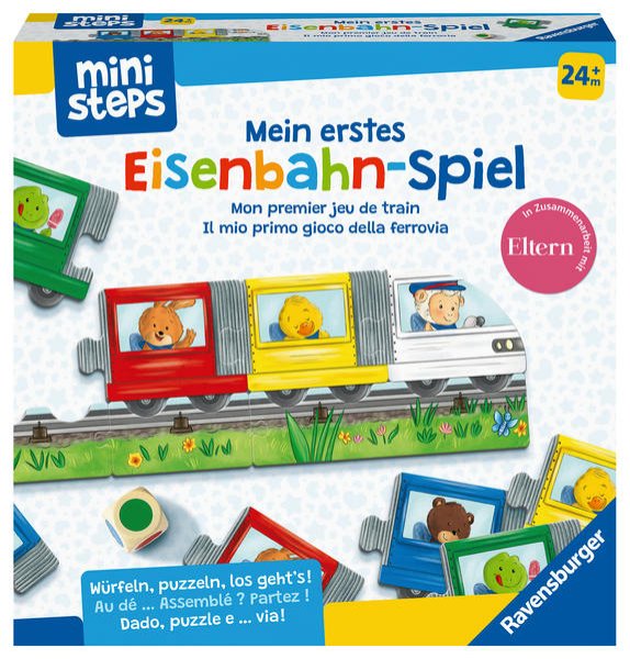Bild zu Ravensburger ministeps 4187 Mein erstes Eisenbahn-Spiel, Erstes Würfel- und Puzzlespiel zum Farbenlernen, Spielzeug ab 2 Jahre