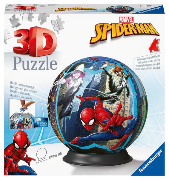 Bild zu Ravensburger 3D Puzzle 11563 - Puzzle-Ball Spiderman - Puzzle-Ball mit vielen Comic-Szenen des Spinnenmanns - für Erwachsene und Kinder ab 6 Jahren