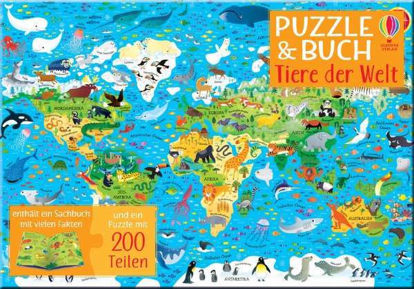 Bild zu Puzzle & Buch: Tiere der Welt