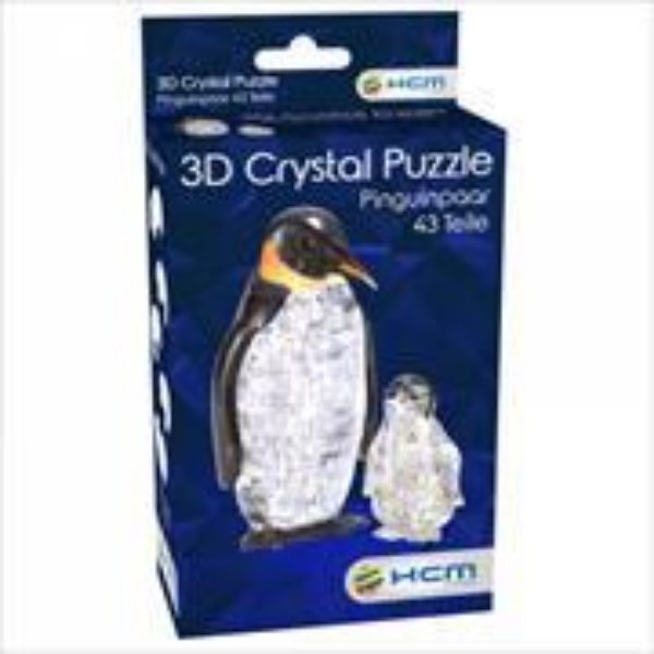Bild von Crystal Puzzle - Pinguinpaar