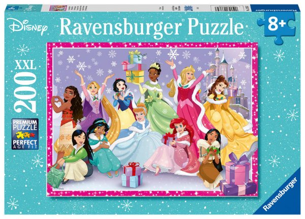 Bild zu Ravensburger Kinderpuzzle 13385 - Ein zauberhaftes Weihnachtsfest - 200 Teile XXL Disney Princess Puzzle für Kinder ab 8 Jahren