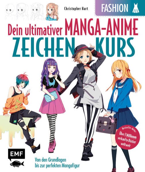 Bild zu Dein ultimativer Manga-Anime-Zeichenkurs - Fashion - Starke Charaktere in stylischen Outfits