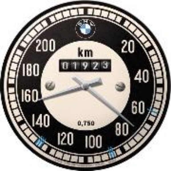 Bild von Wanduhr. BMW / Tachometer / Ø 31.0 cm