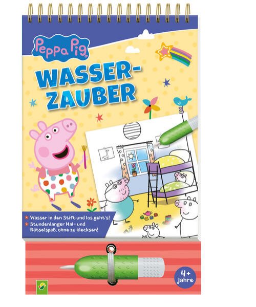 Bild zu Peppa Pig Wasserzauber - einfach mit Wasser malen!