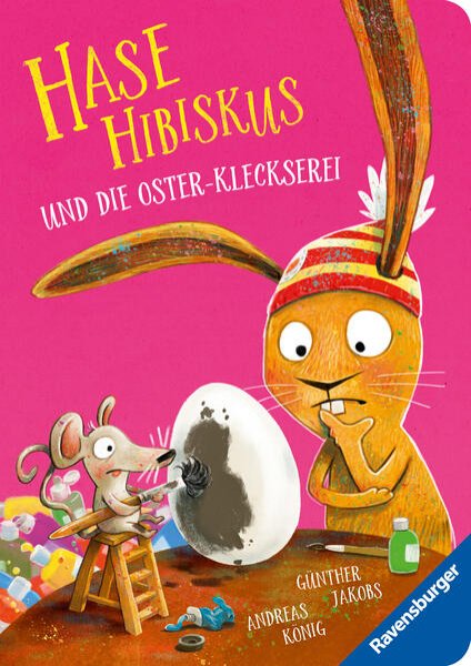 Bild zu Hase Hibiskus: Die Oster-Kleckserei