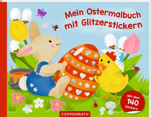 Bild zu Mein Ostermalbuch mit Glitzerstickern