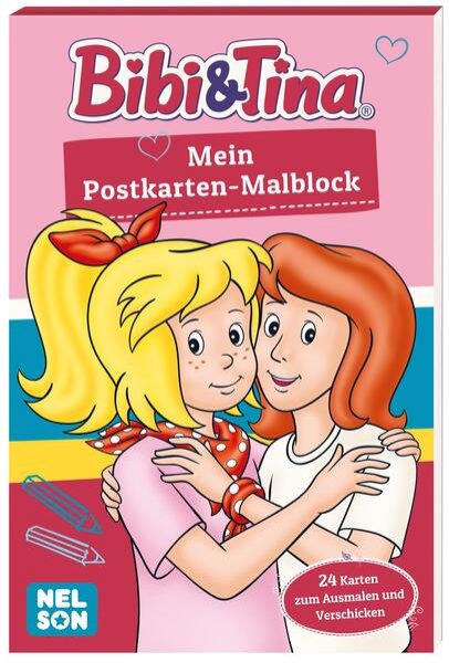 Bild zu Bibi & Tina: Mein Postkarten-Malblock