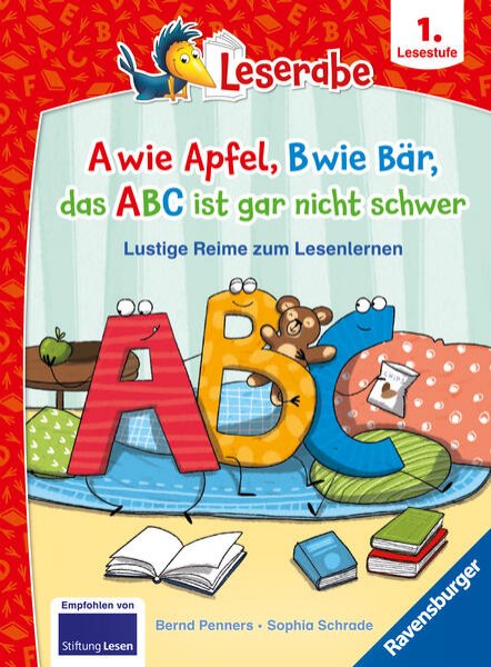 Bild zu A wie Apfel, B wie Bär, das ABC ist gar nicht schwer - Lustige Reime zum Lesenlernen - Erstlesebuch - Kinderbuch ab 6 Jahren - Lesen lernen 1. Klasse Jungen und Mädchen (Leserabe 1. Klasse)